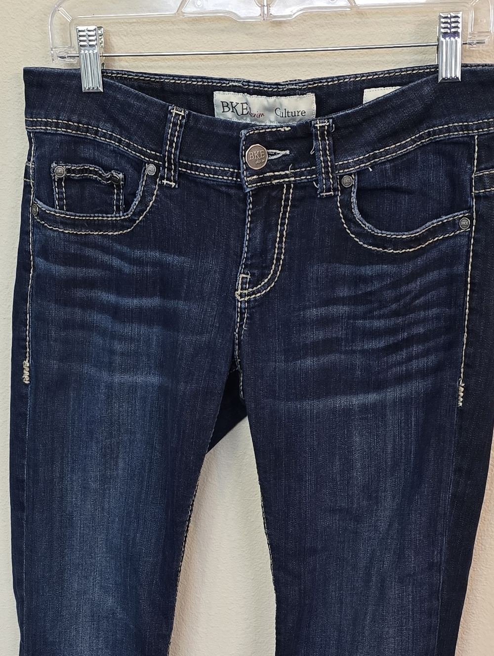 BKE Culture Stretch Bootcut Denim Casual Jeans  Womens 28R - Picture 16 of 16